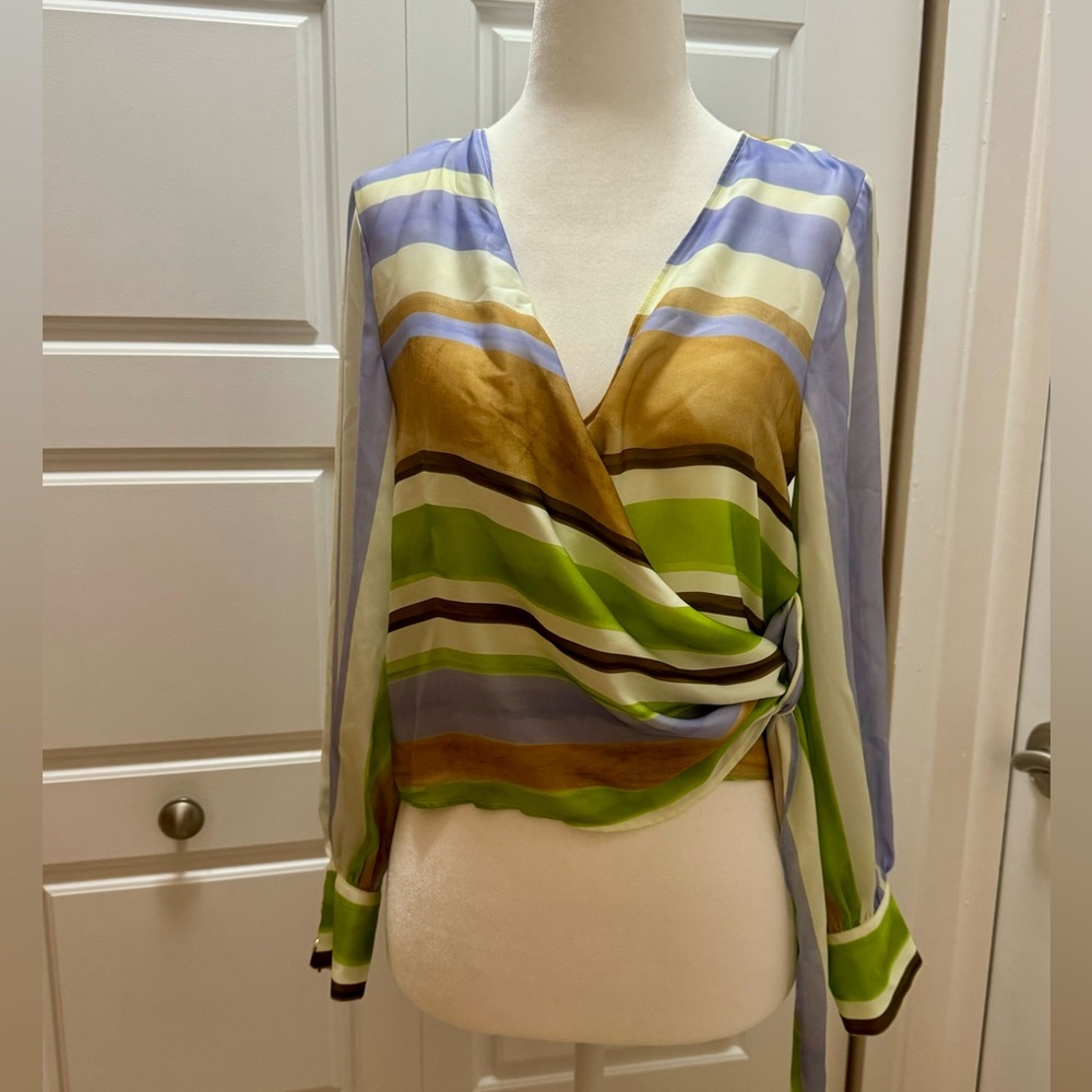 Zara Striped Blouse XS